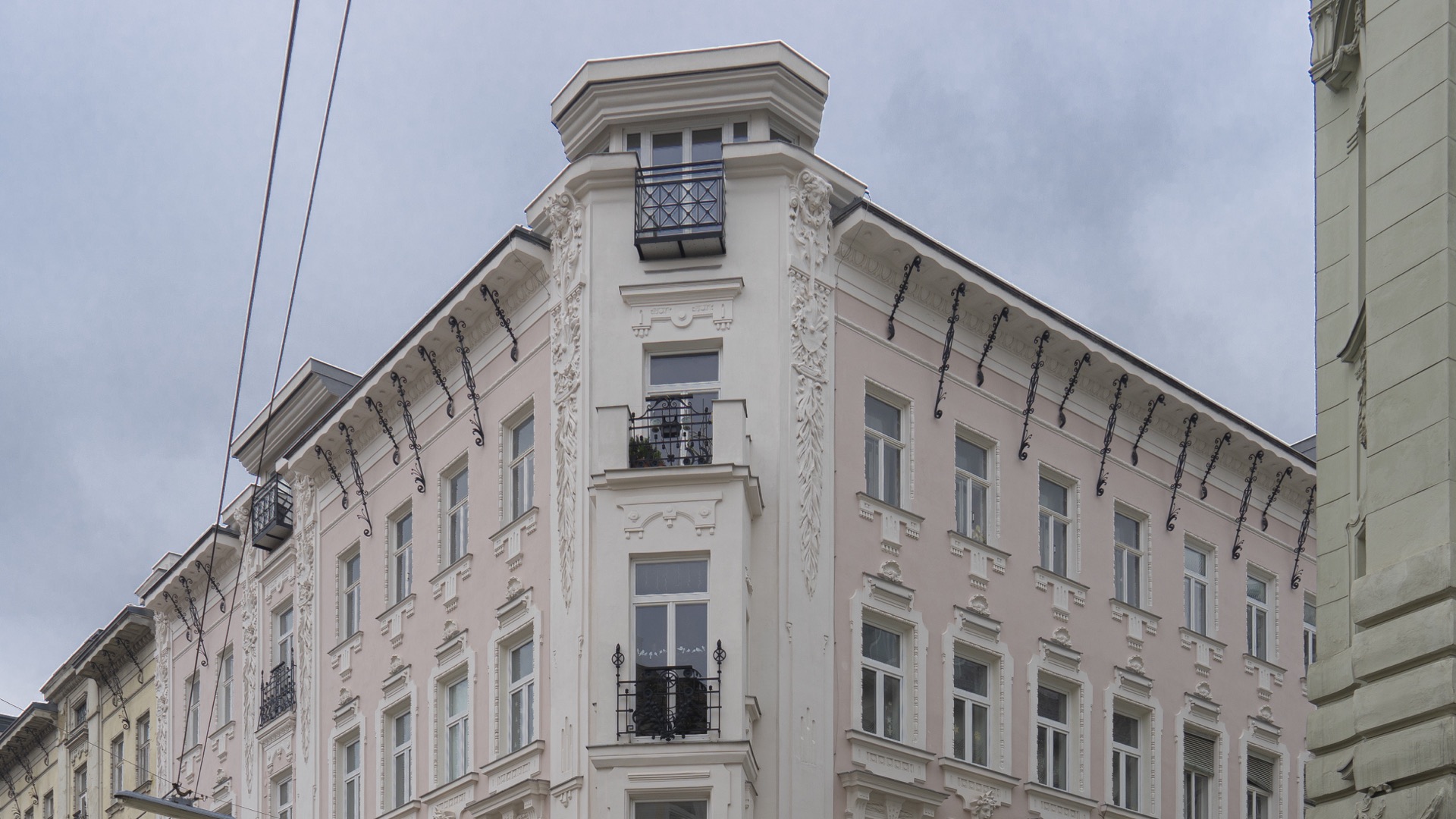 Altbaufassade in Wien, Gentzgasse