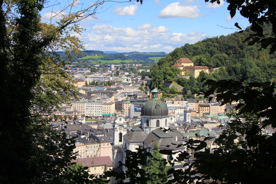 Blick über die Dächer von Salzburg